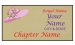 Gold Rectangle name Badge Artwork 118Pink